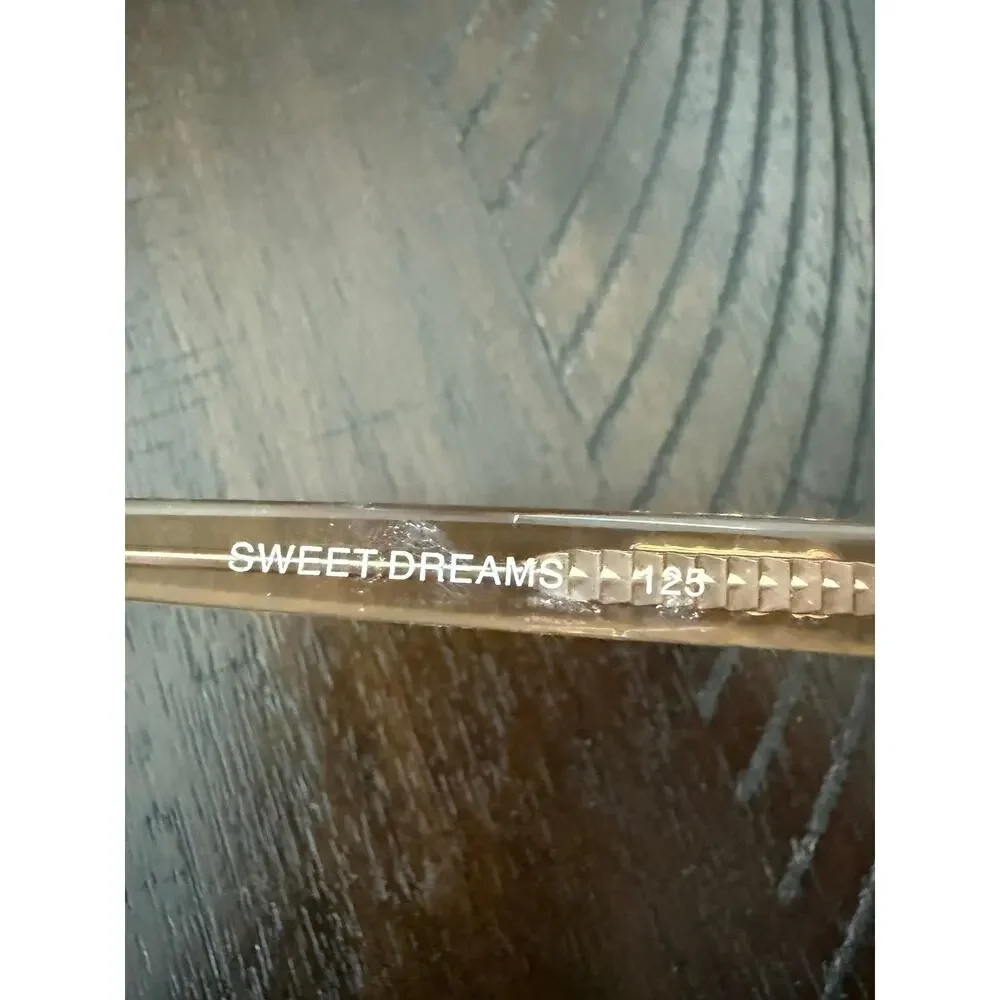 QUAY Sweet Dreams 125 Sunglasses Champagne Rose Gold Mirror Retired